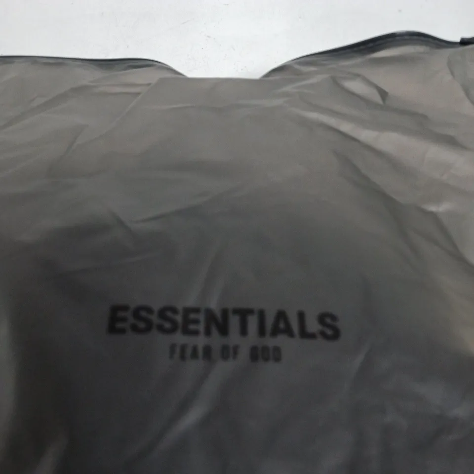 FEAR OF GOD ESSENTIALS IRON HOODIE – BLACK – UK SIZE S