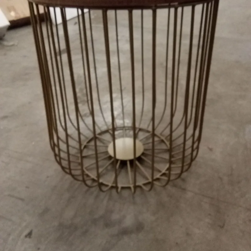 ENZO SMALL CAGE TABLE