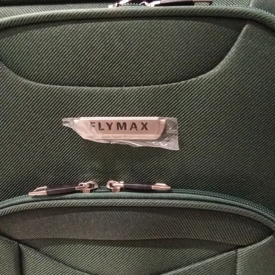 FLYMAX GREEN ROLLING SUITCASE – TRAVEL LUGGAGE