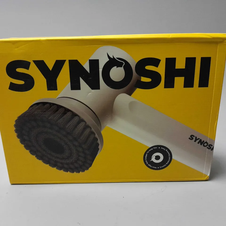BOXED AND SEALED SYNOSHI POWER SPIN SCRUBBER