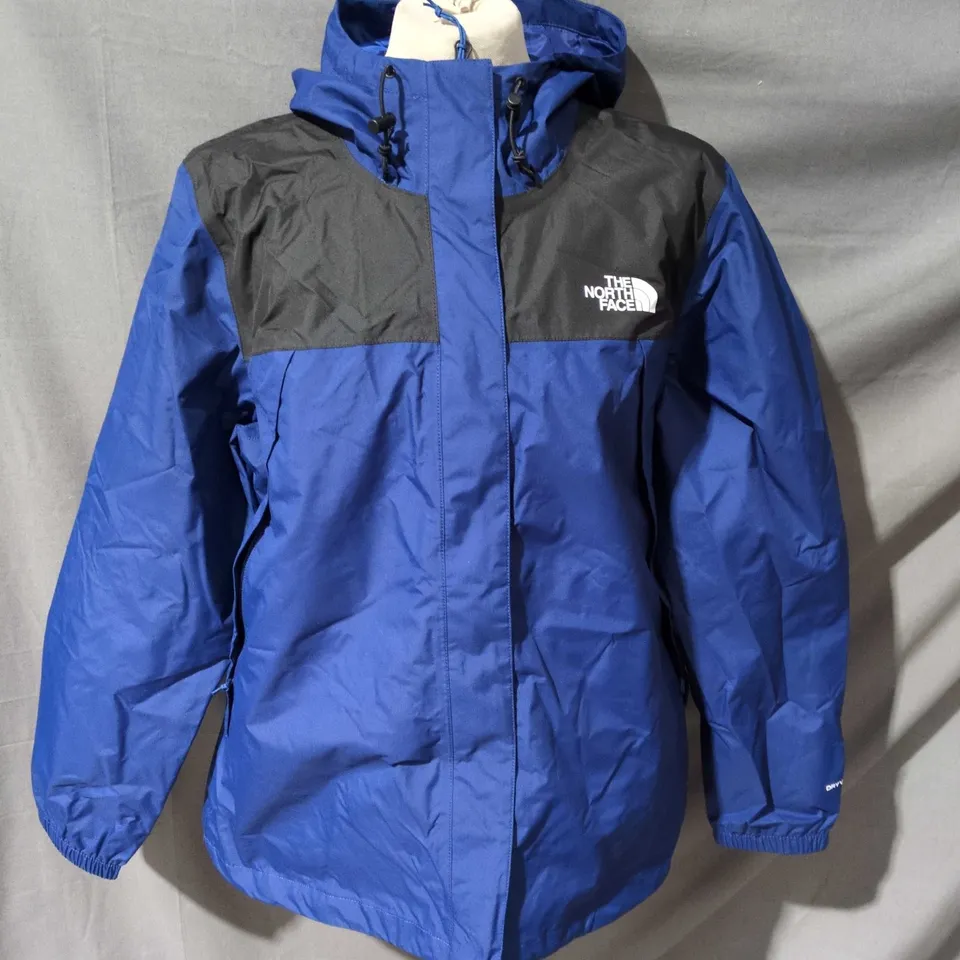 THE NORTH FACE WOMEN'S REIGN ON JACKET IS ESTATE BLUE/BLACK, SIZE XXL