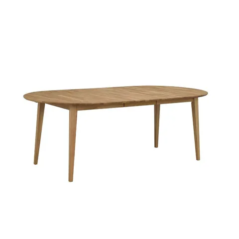 FINNEGAN EXTENDABLE SOLID OAK DINING TABLE (2 PIECES) 