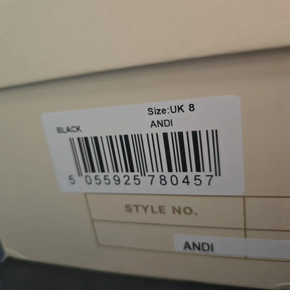 PUBLIC DESIRE ANDI KNEE-HIGH BOOTS - BLACK, UK 8