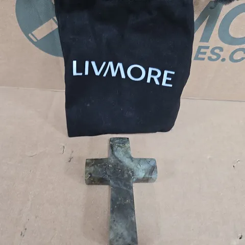 HAND CARVED CROSS PENDANT 