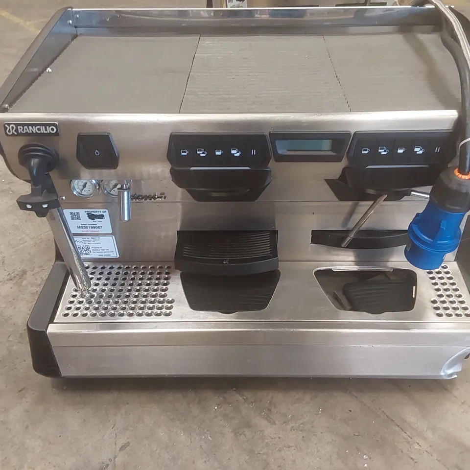 RANCILIO CLASSE 7 COMMERCIAL 2 GROUP COFFEE MACHINE