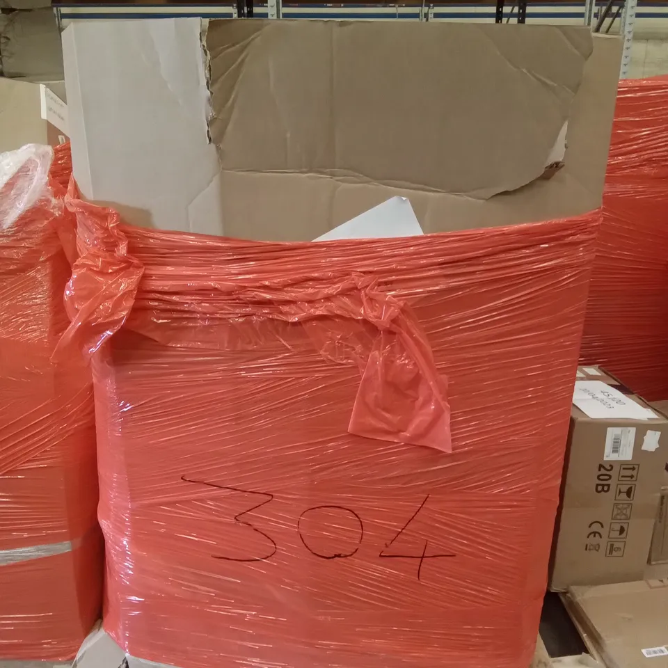 PALLET OF ASSORTED ITEMS INCLUDING ACCSTORE NON WOVEN FABRIC WARDROBE, FOLDING SHOPPING TROLLEYS, OLARHIKE DOUBLE HIGH AIR MATTRESS, CROYDEX TOILET SEAT, METAL DETECTOR, CHRISTMAS GIFT BOXES SILVER 