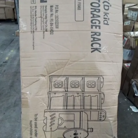 BOXED KID KID STORAGE RACK