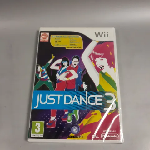 SEALED JUST DANCE 3 FOR NINTENDO WII