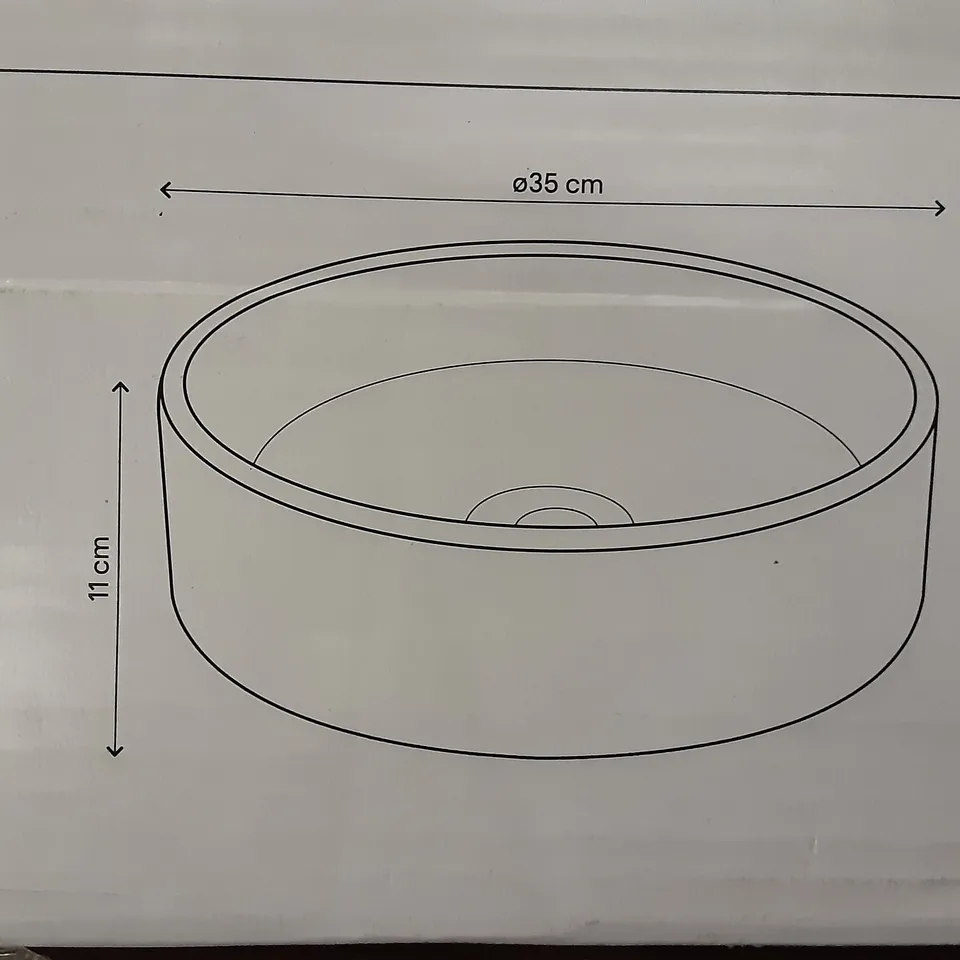 BOXED  SCALEA COUNTERTOP BASIN ROUND 