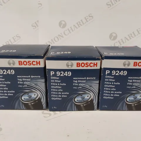 THREE BRAND NEW BOSCH OIL FILTERS