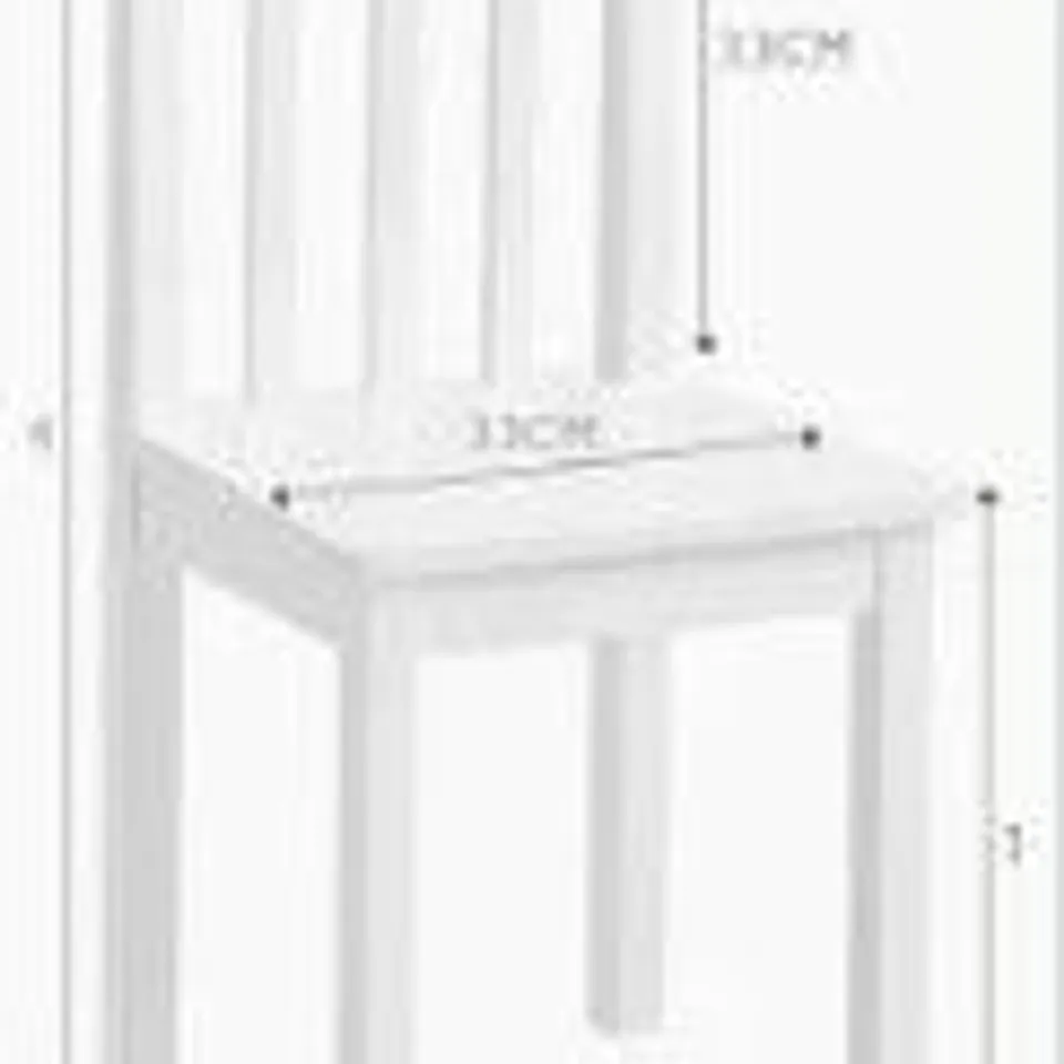 BOXED L4983 JUNIOR WHITTINGTON CHAIR IN WHITE