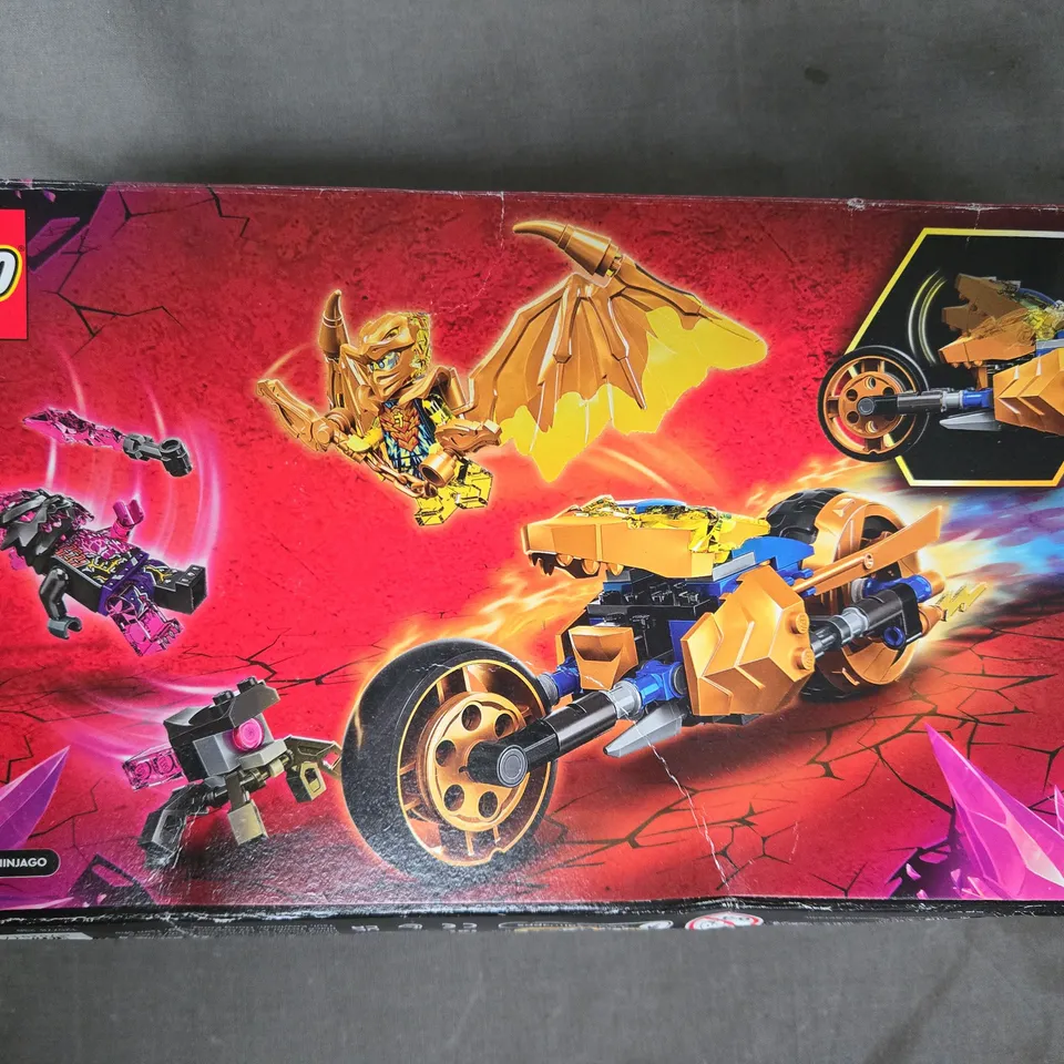 BOXED LEGO NINJAGO 71768 - JAY'S GOLDEN DRAGON MOTORBIKE