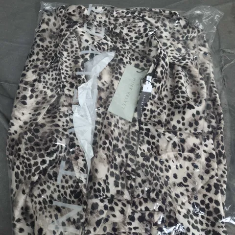 MINT VELVET LEOPARD PRINT SLIP SKIRT – WOMEN'S UK SIZE M
