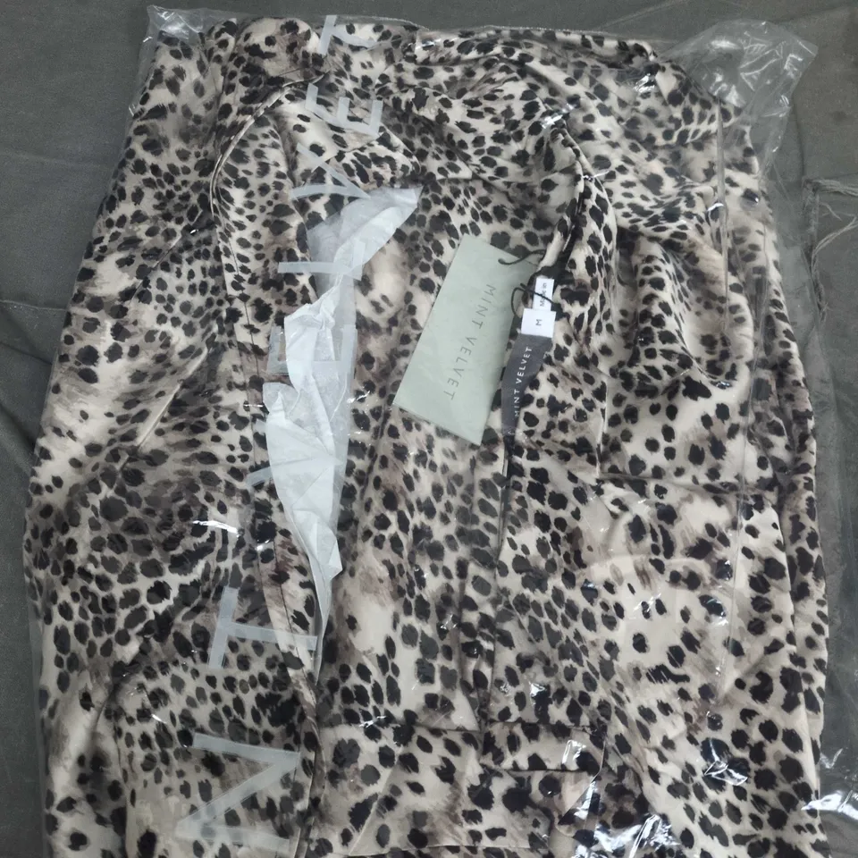 MINT VELVET LEOPARD PRINT SLIP SKIRT – WOMEN'S UK SIZE M