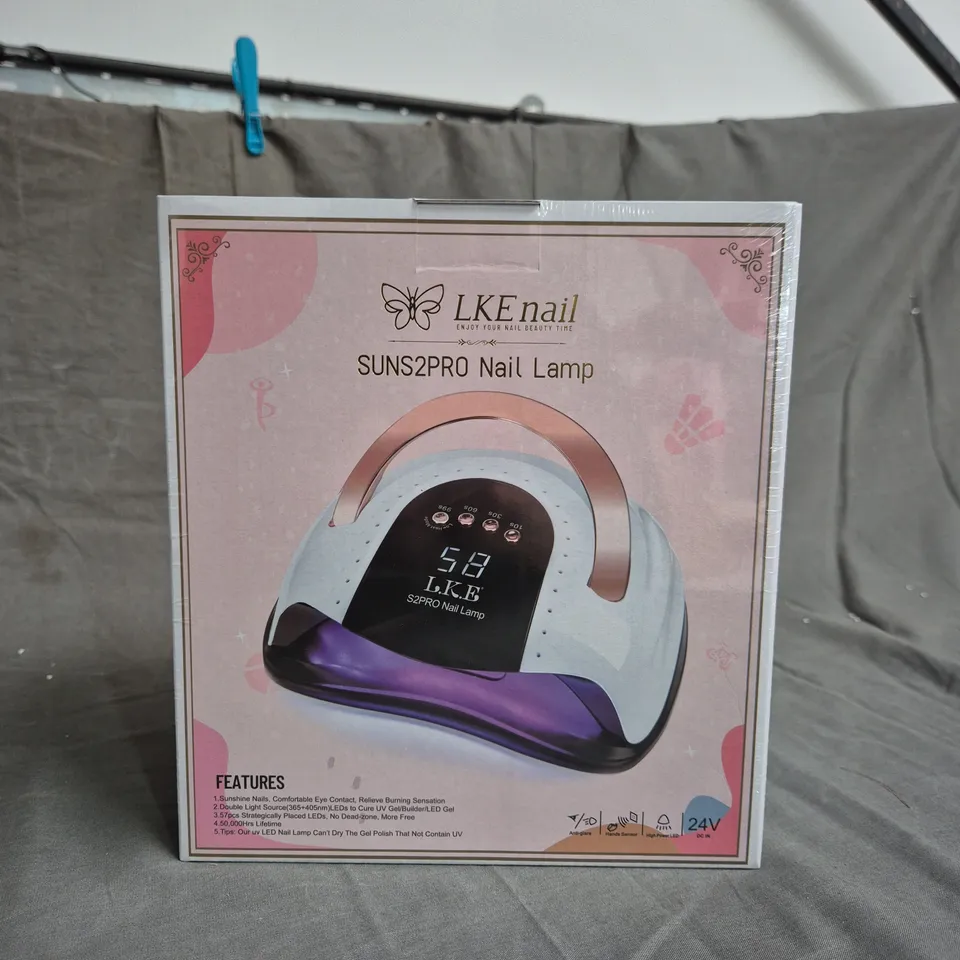 BOXED AND SEALED LKE NAIL - SUNS2PRO NAIL LAMP