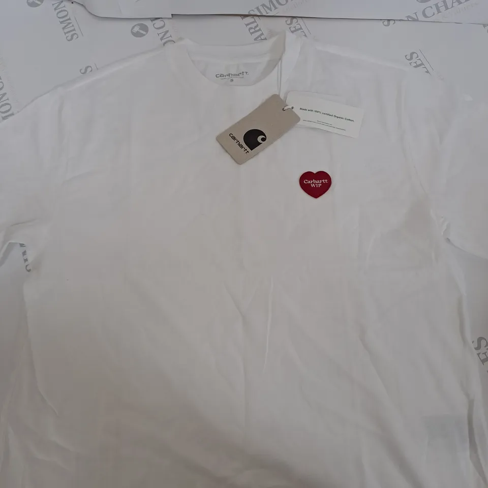 CARHARTT HEART PATCH T-SHIRT SIZE S