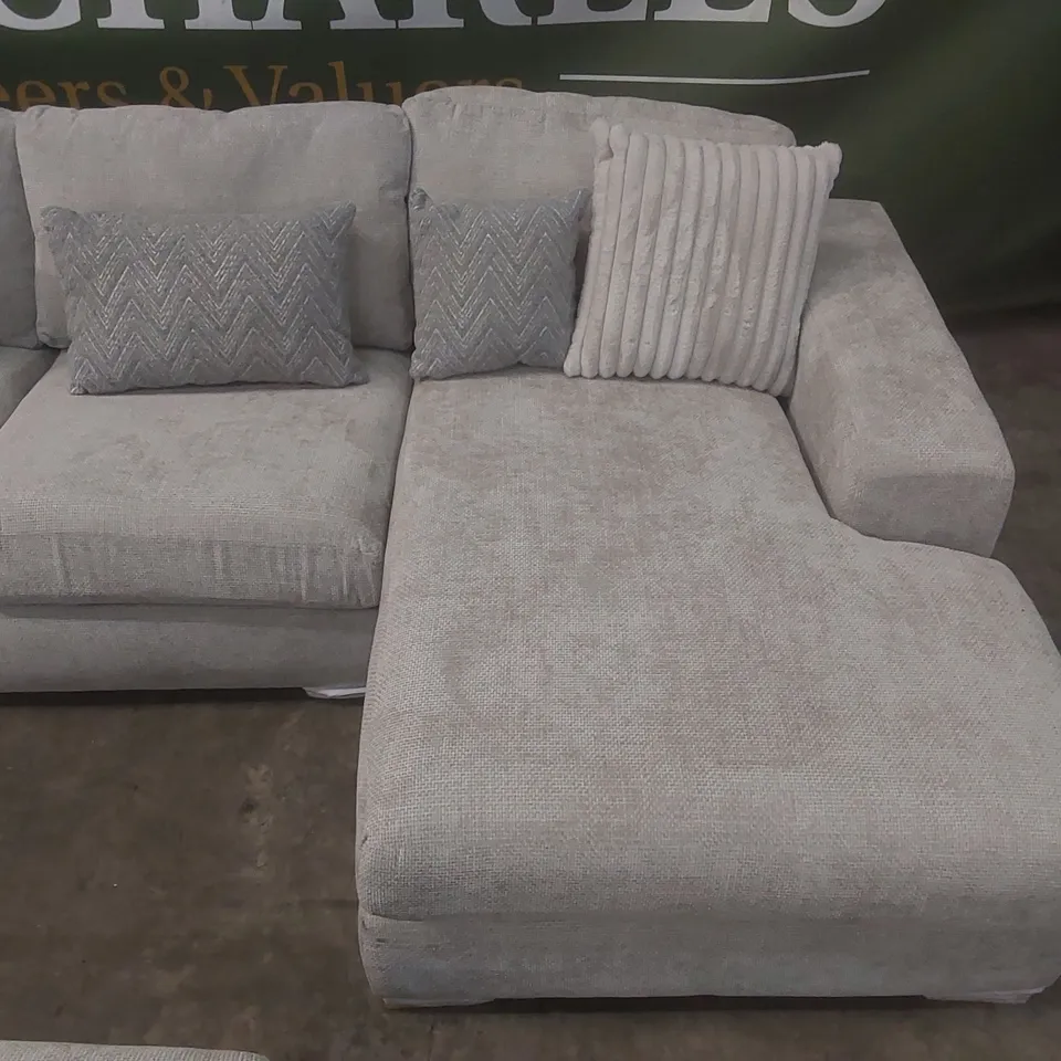 QUALITY DESIGNER BROADGATE LARGE U-SHAPE MODULAR SOFA WITH FOOTSTOOL