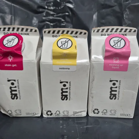APPROXIMATELY 10 ASSORTED HOUSEHOLD ITEMS TO INCLUDE WASHING UP LIQUID, FABRIC CONDITIONER, STAIN GEL, ETC - COLLECTION ONLY