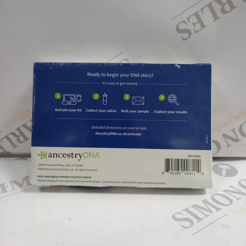 ANCESTRY DNA ACTIVATION KIT 