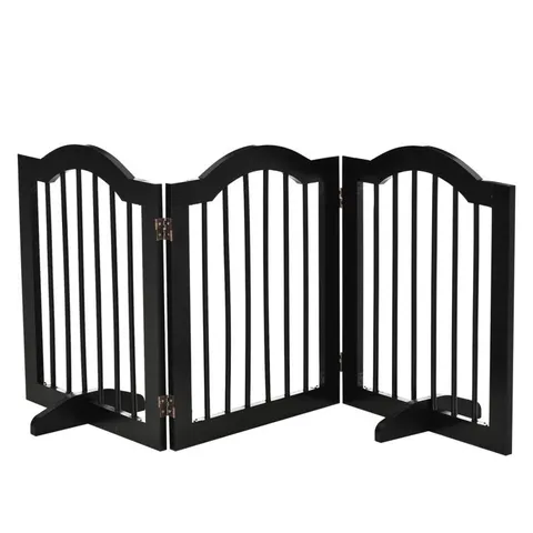 BOXED KIZZIE METAL FREE STANDING PET GATE WITH DOOR (1 BOX)