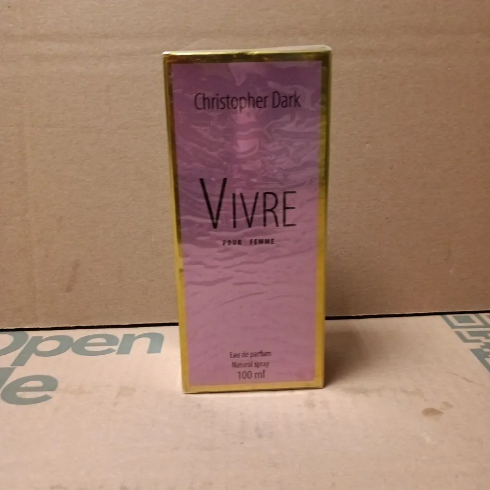 BOXED AND SEALED CHRISTOPHER DARK VIVRE 100ML EAU DE PARFUM
