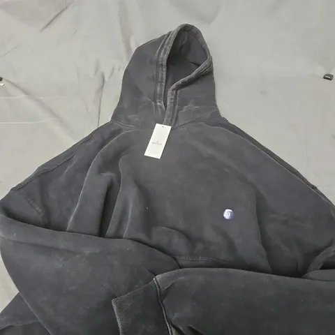 HOLLISTER HOODIE – BLACK, LARGE (UK L) – PULLOVER