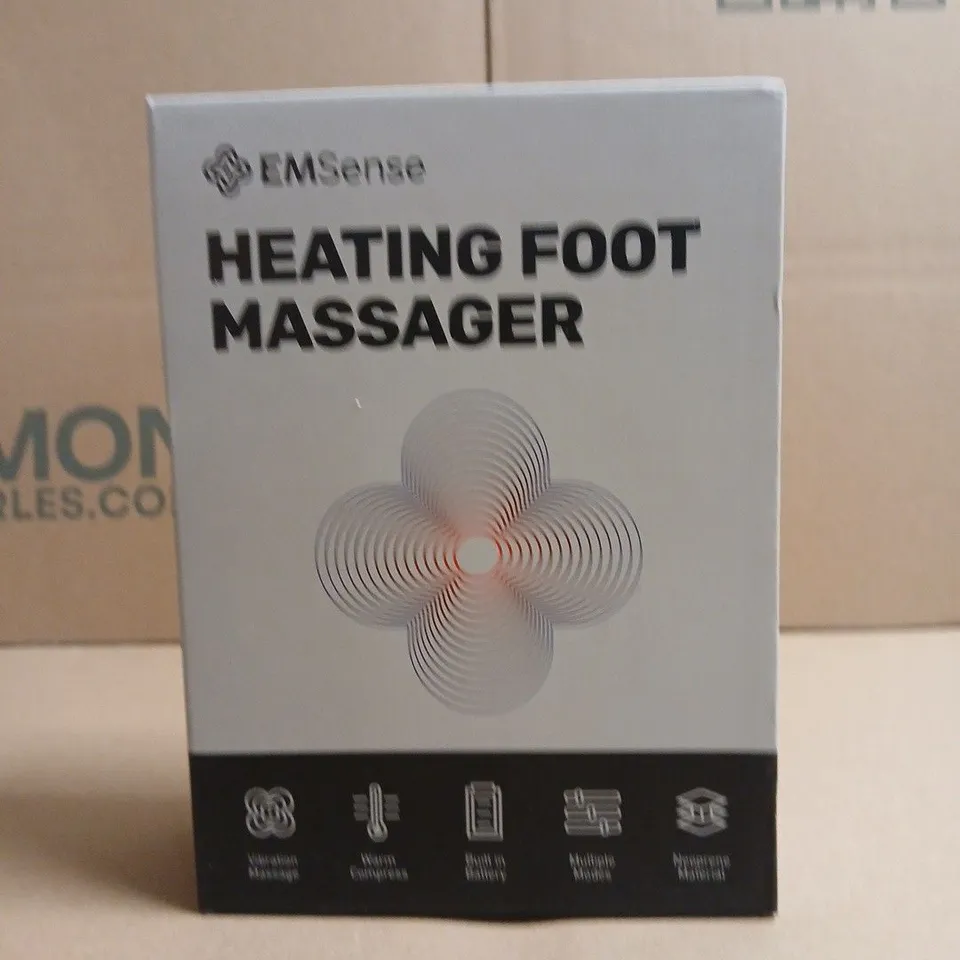 EMSENSE HEATING FOOT MASSAGER – BOXED