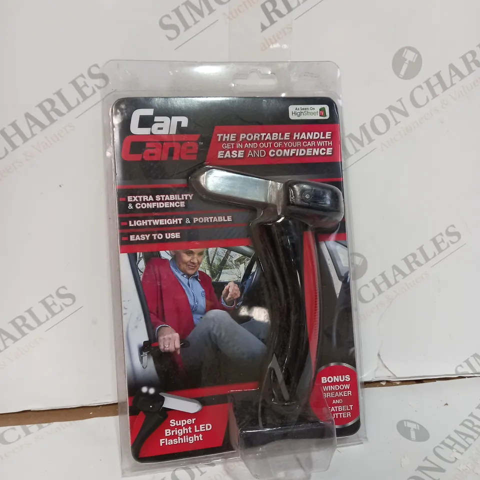 BOXED CAR CANE PORTABLE HANDLE WITH LED