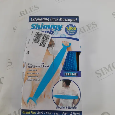 SHIMMY SCRUB EXFOLIATING BACK MASSAGER