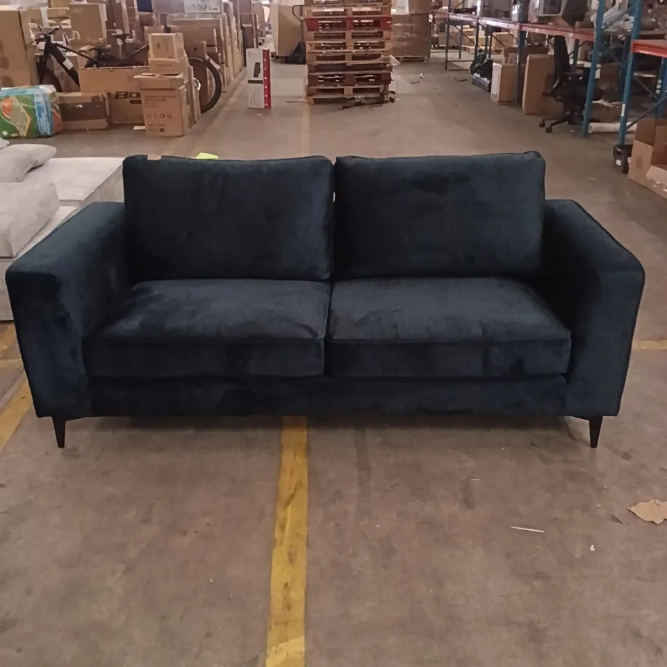 CARMEN MODERN UPHOLSTERED SOFA - BLUE 