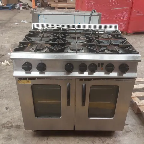 MOORWOOD VULCAN 6-BURNER OVEN GAS RANGE