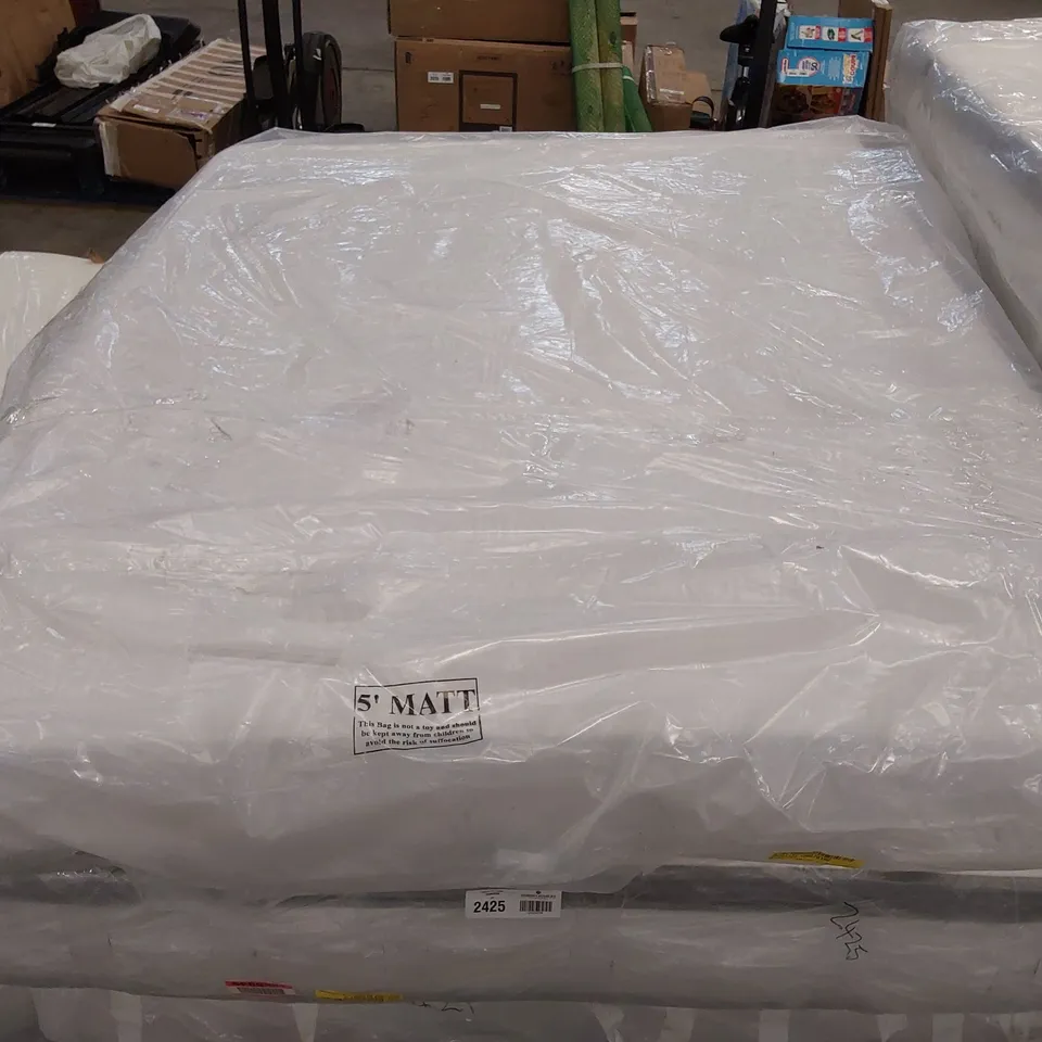 QUALITY BAGGED 5' KING SIZE LATEX FOAM MATTRESS 