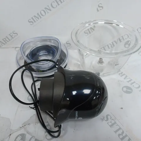 COOKS ESSENTIALS 2 SPEED FOOD PROCESSOR BLACK