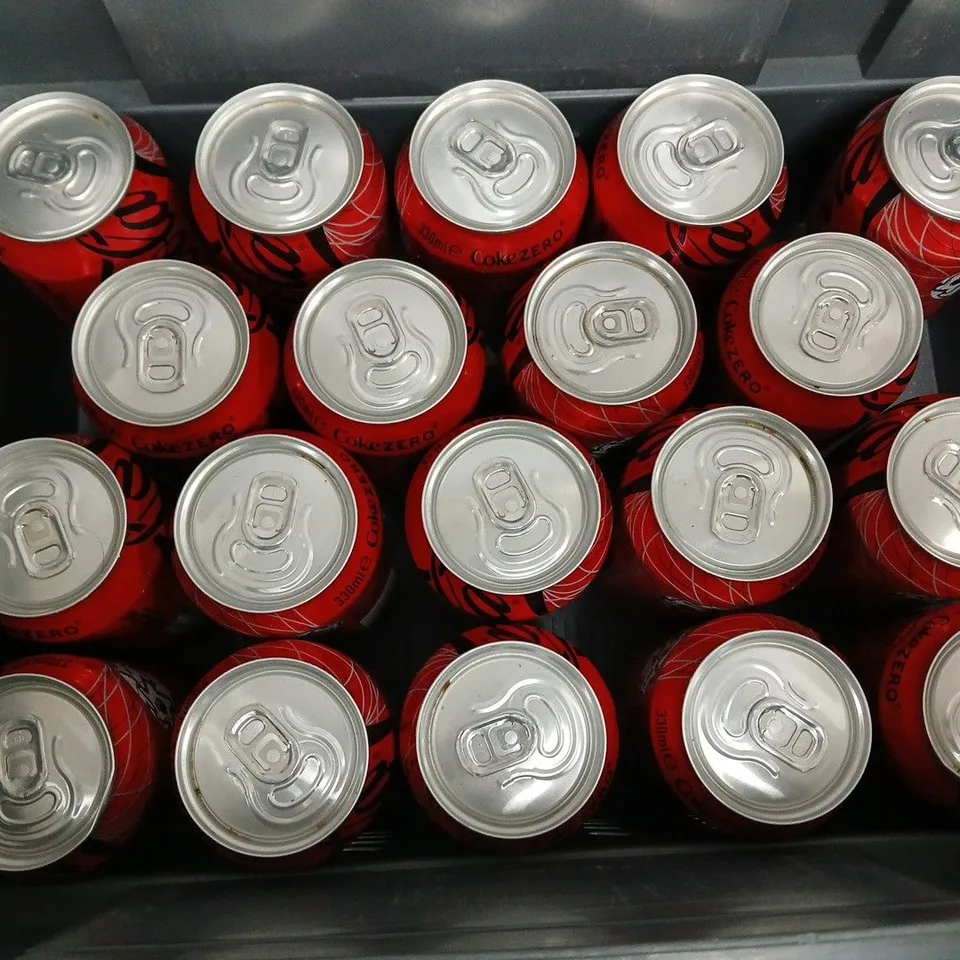 APPROXIMATELY 18 COCA COLA ZERO SUGAR CANS (18X330ML)