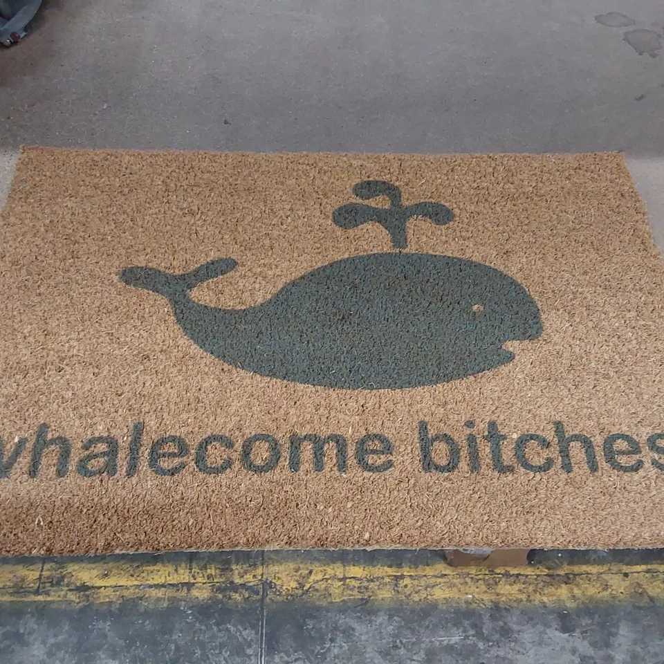 BAGGED DORA WHALECOME BITCHES DOORMAT (1 ITEM)