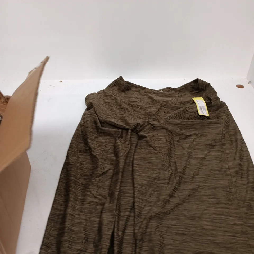 BOX OF APPROXIMATELY 12 GREEN SPORTS JOGGERS IN ASSORTED SIZES