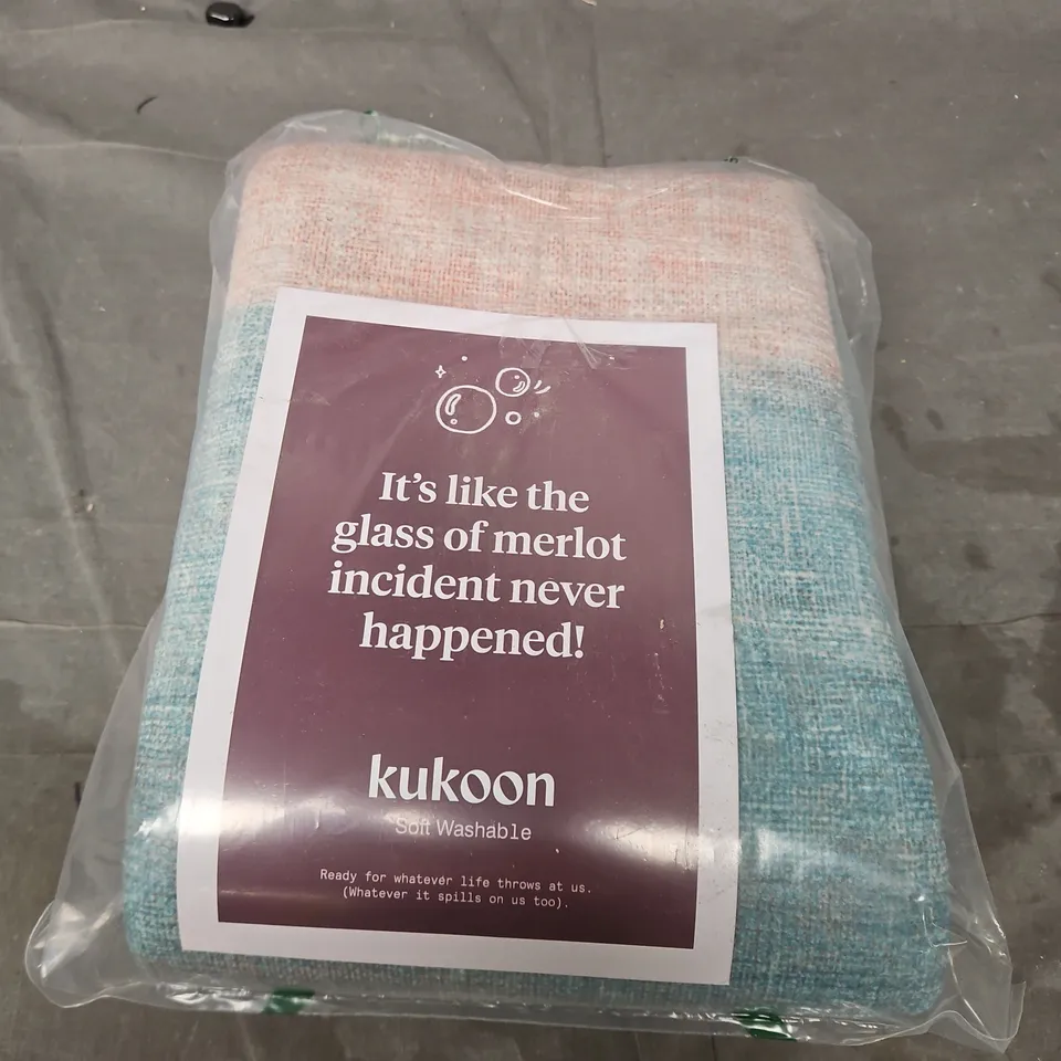 BAGGED KUKOON SOFT WASHABLE SOLENE RUG (80X150CM)