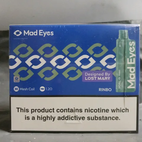 MAD EYES PACK OF 10 DISPOSABLE VAPES - RINBO