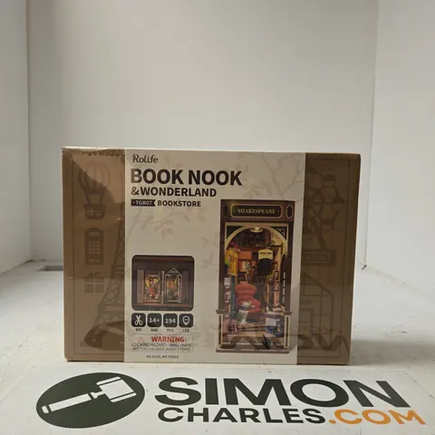 ROLIFE BOOK NOOK & WONDERLAND BOOKSTORE DIY MINIATURE KIT (TGB07)