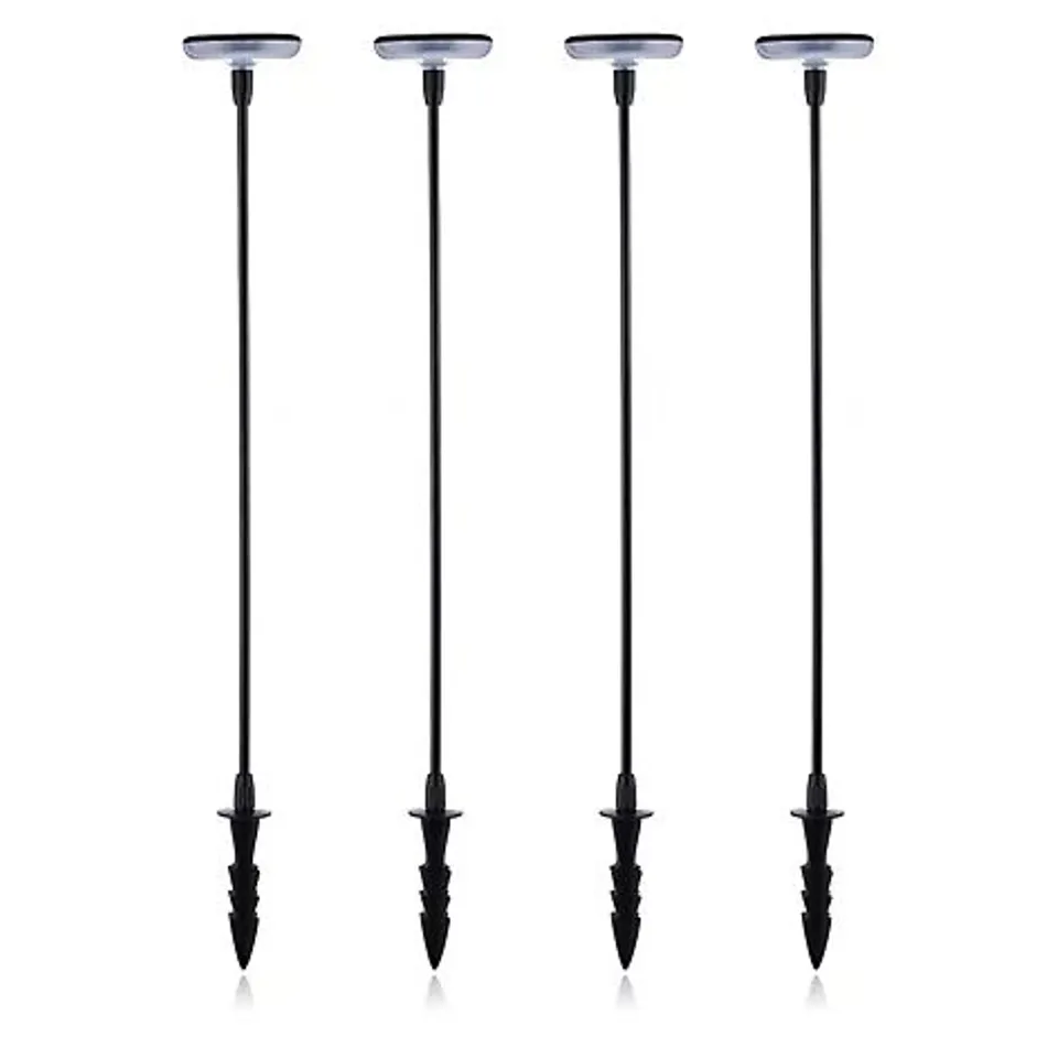 GRUMPY GARDENER SET OF 4 SWAY SOLAR LIGHTS
