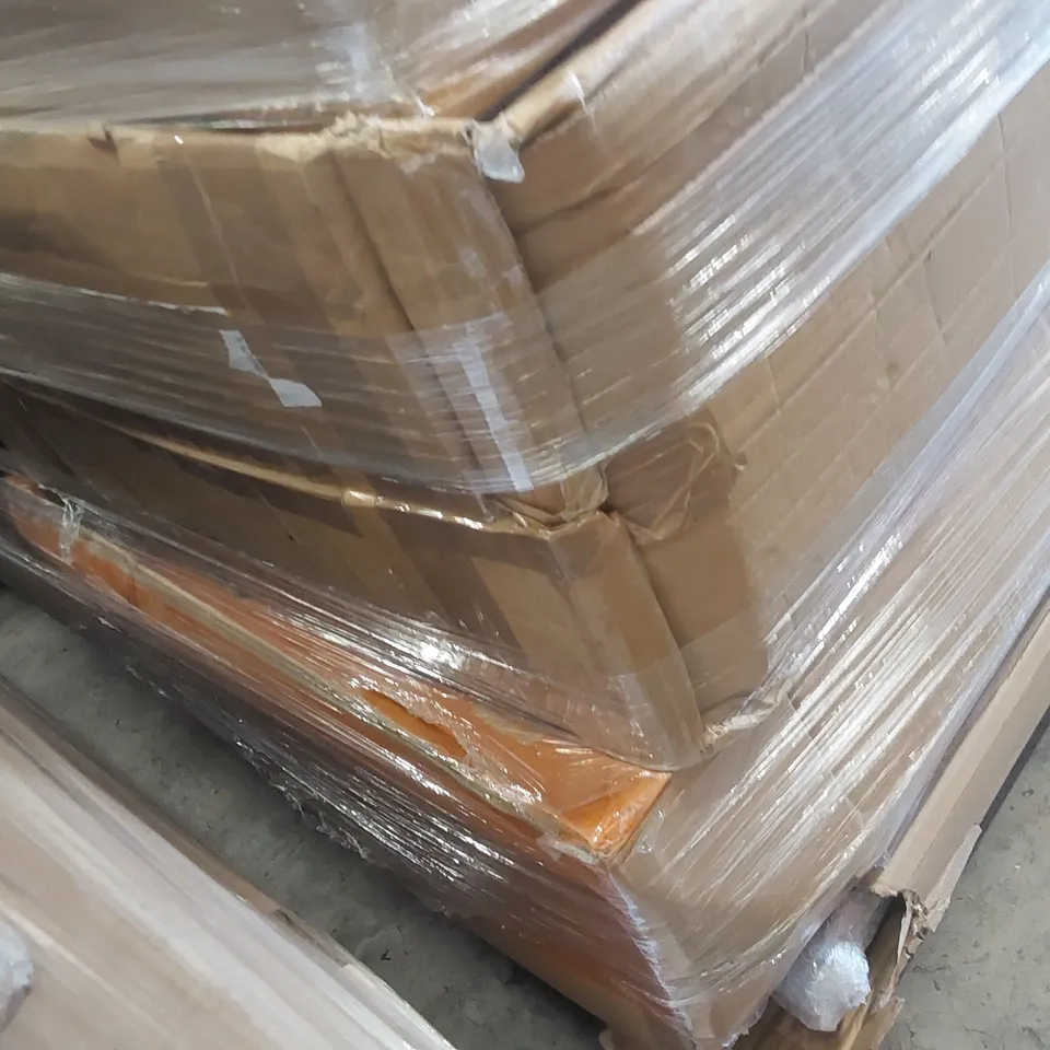 PALLET CONTAINING A LARGE QUANTITY OF ASSORTED NEO PRODUCTS INCLUDING: 4x 7FT ARTIFICIAL CHRISTMAS TREES, TROLLEY, DEHUMIDIFIER, ELECTRIC BLANKET, ELECTRIC CLOTHES AIRER, OFFICE CHAIR ECT
