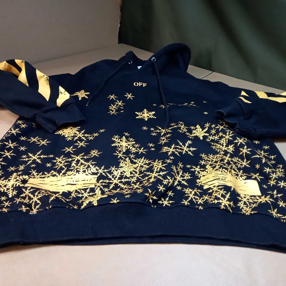 MAIN LABLE BLACK/GRAPHIC HOODIE - XXL