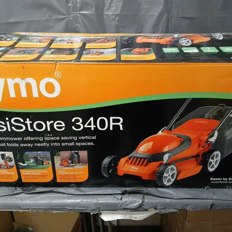 BOXED FLYMO CORDED EASISTORE 340R ROTARY LAWN MOWER 