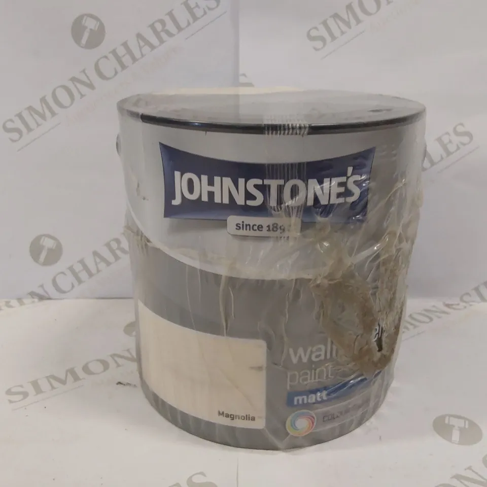 BOXED 2.5L JOHNSTONE'S WALL & CEILING PAINT MATT MAGNOLIA (1 BOX)