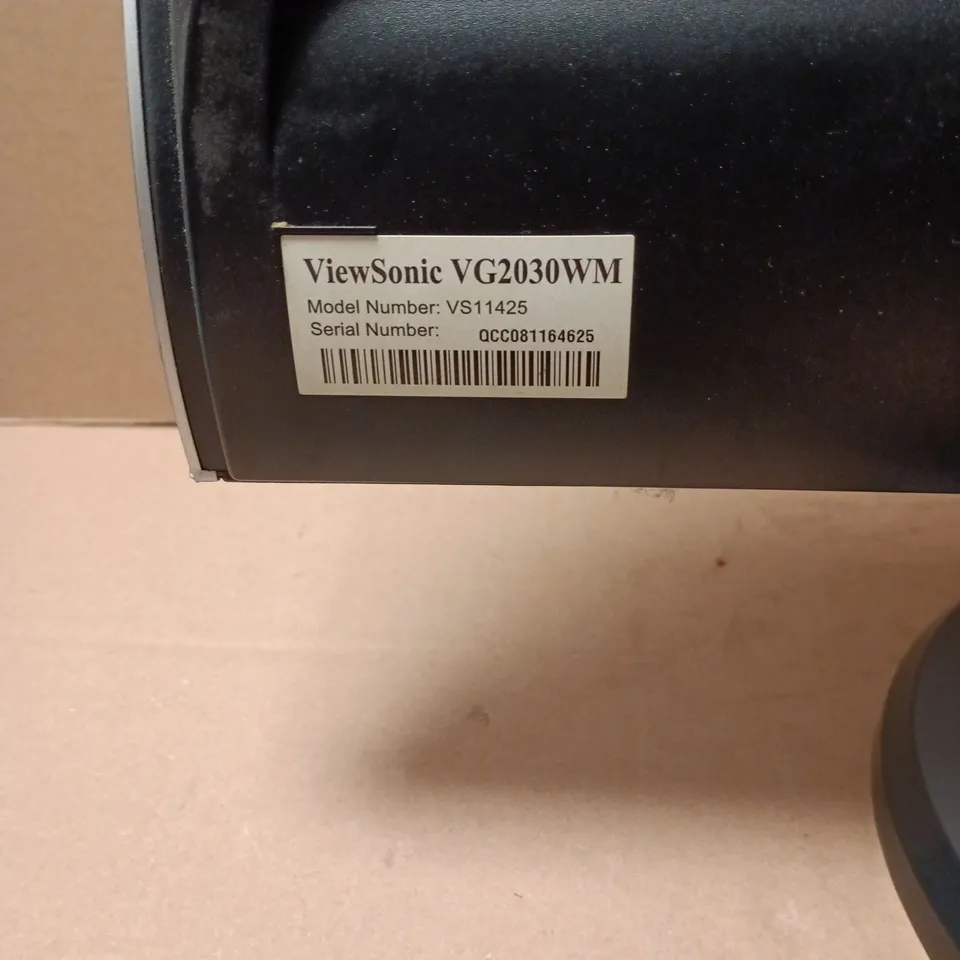 VIEWSONIC VG2030WM MONITOR UNBOXED WITHOUT ACCESSORIES 