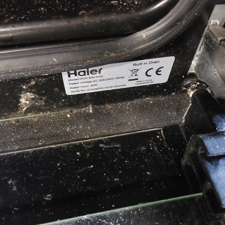 HAIER HOXE8CN4X 76 LTR BUILT-IN ELECTRIC SINGLE OVEN BLACK