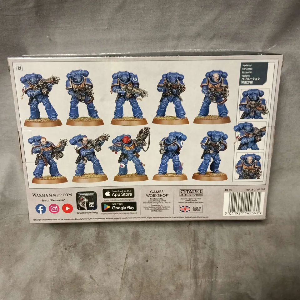 SEALED WARHAMMER 40,000 INTERCESSOR SQUAD BOXED SET – 10 CITADEL MINIATURES