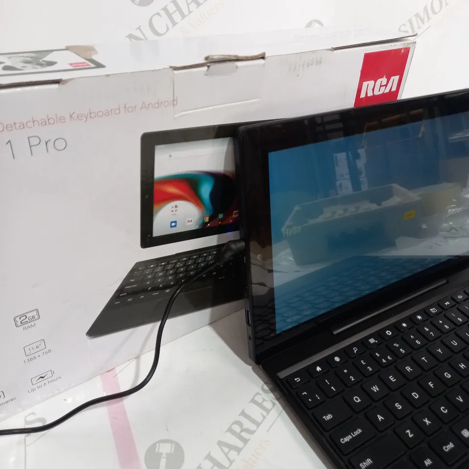 BOXED VENTURER APOLLO 11 PRO 11.6” TABLET WITH DETACHABLE KEYBOARD- 32 GB