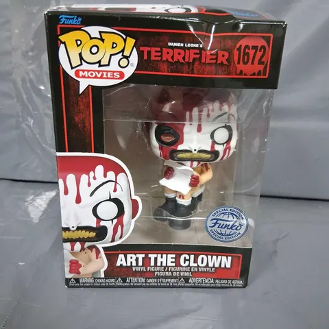 BOXED POP! MOVIES DAMIEN LEONE'S TERRIFIER 1672 ART THE CLOWN VINYL FIGURE