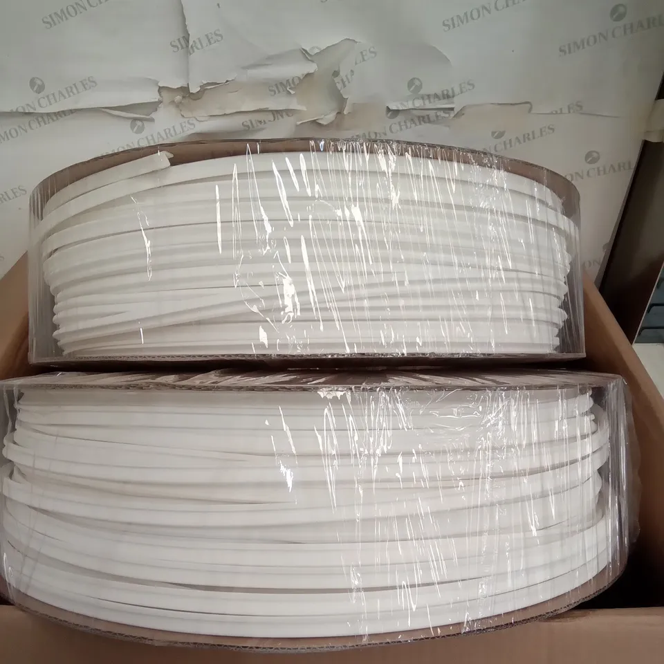 BOXED 2X AQUASEAL DOOR WINDOW FRAME SEAL 250M - WHITE